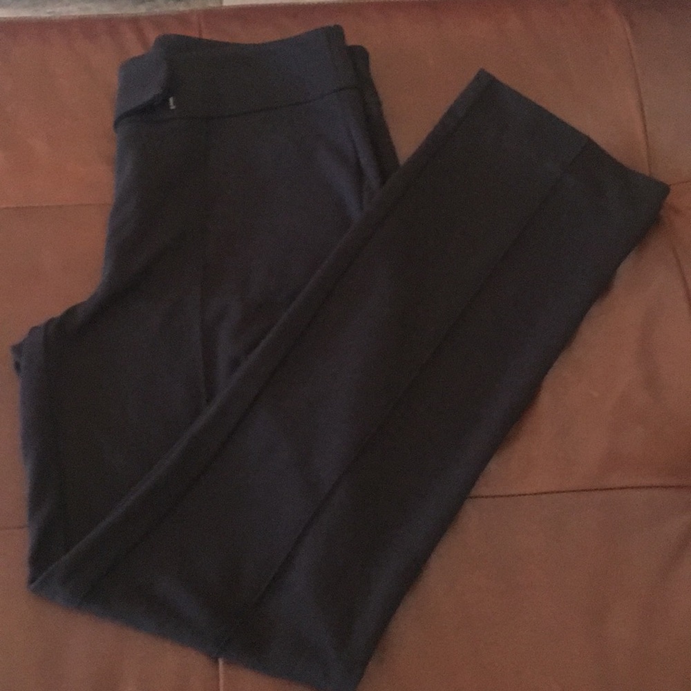 Rafaella Black Straight Leg Dress Pants